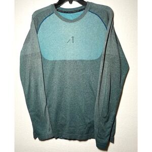 Alive Magnetics Green  Long Sleeve Athletic Shirt Men's Medium